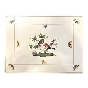 Vintage Pimpernel Cork Placemats Set Of 4 Birds & Butterflies England Country